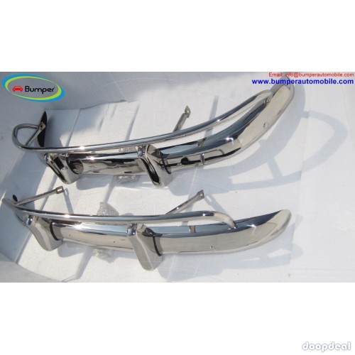 Volvo PV 544 US type bumper (1958-1965) in stainless steel